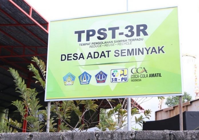 TPST 3R ini sekaligus berfungsi sebagai pusat pendidikan (learning center) pengolahan sampah dengan sistem 3R. Foto : Kementerian PUPR