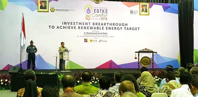 Wakil Pesiden Jusuf Kalla mengingatkan, Indonesia masih membutuhkan listrik14.000 MW dari energi terbarukan. Foto : Celebes Online