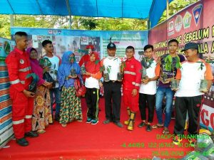 Kampanye pencegahan karhutla yang dilaksanakan oleh Manggala Agni Daops Tinanggea-BPPIKHL Wilayah Sulawesi bersama Direktorat Pengendalian Kebakaran Hutan dan Lahan KLHK. Foto : Kementerian LHK