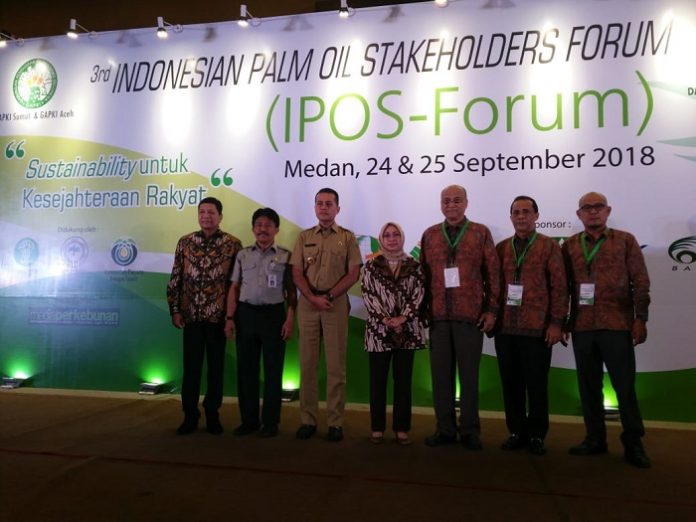 Gabungan Pengusaha Kelapa Sawit Indonesia (GAPKI) Sumater Utara menggelar Indonesia Palm Oil Stakeholder Forum (IPOS Forum) ke-3. Foto : Istimewa