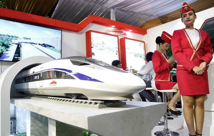 Proyek kereta cepat pertama di Asia Tenggara ini ditargetkan rampung pada Juni 2021. Foto : BeritaSatu.com