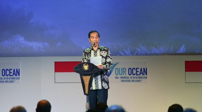 Presiden Joko Widodo ingin Indonesia memajukan kerja sama maritim di kawasan Indo-Pasifik. Foto : Setkab