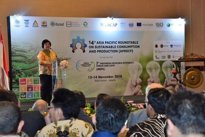 Menteri Lingkungan Hidup dan Kehutanan Siti Nurbaya menyatakan Indonesia saat ini telah bergerak maju dalam hal implementasi SCP. Foto : KLHK