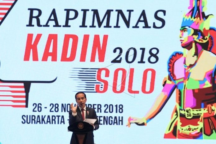 Presiden Joko Widodo berpandangan, pergerakan ekonomi global yang tidak menentu pasti akan berpengaruh terhadap Indonesia, tapi mesti optimistis. Foto : Antara