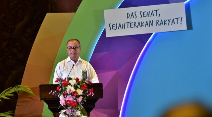 Direktur Jenderal Pengelolaan DAS IB. Putera Parthama menegaskan perlu kerja sama lintas sektoral untuk memulihkan DAS di Indonesia. Foto : KLHK