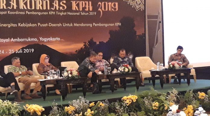 Rapat Koordinasi Nasional (Rakorns) KPH Nasional 2019, di Yogjakarta. Foto : Andeska?TROPIS.CO