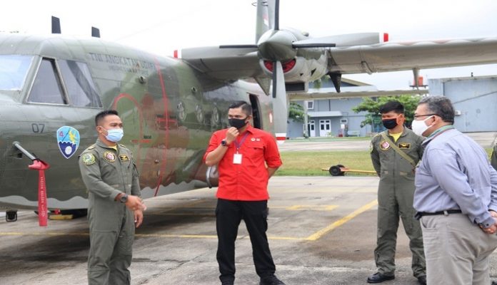 Persiapan misi TMC di Provinsi Riau. Foto BPPT