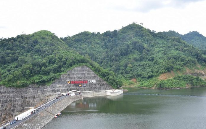 Bendungan Tapin memiliki luas genangan 425 hektare dapat mereduksi banjir sebesar 107 m3/detik. Foto: Kementerian PUPR