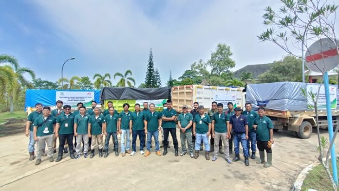 PT. Agro Nusa Abadi (ANA) menyalurkan bantuan ke beberapa wilayah, diantaranya Desa Tompira, Desa Bunta dan Kecamatan Petasia Barat. Foto: Agro Nusa Abadi